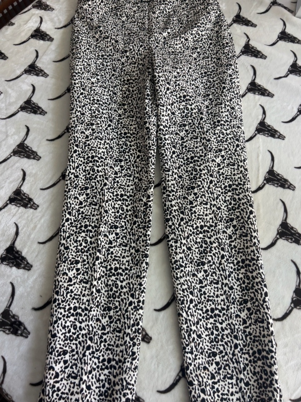 Talbots Chatham Slim Ankle Pants Leopard Print Size 6